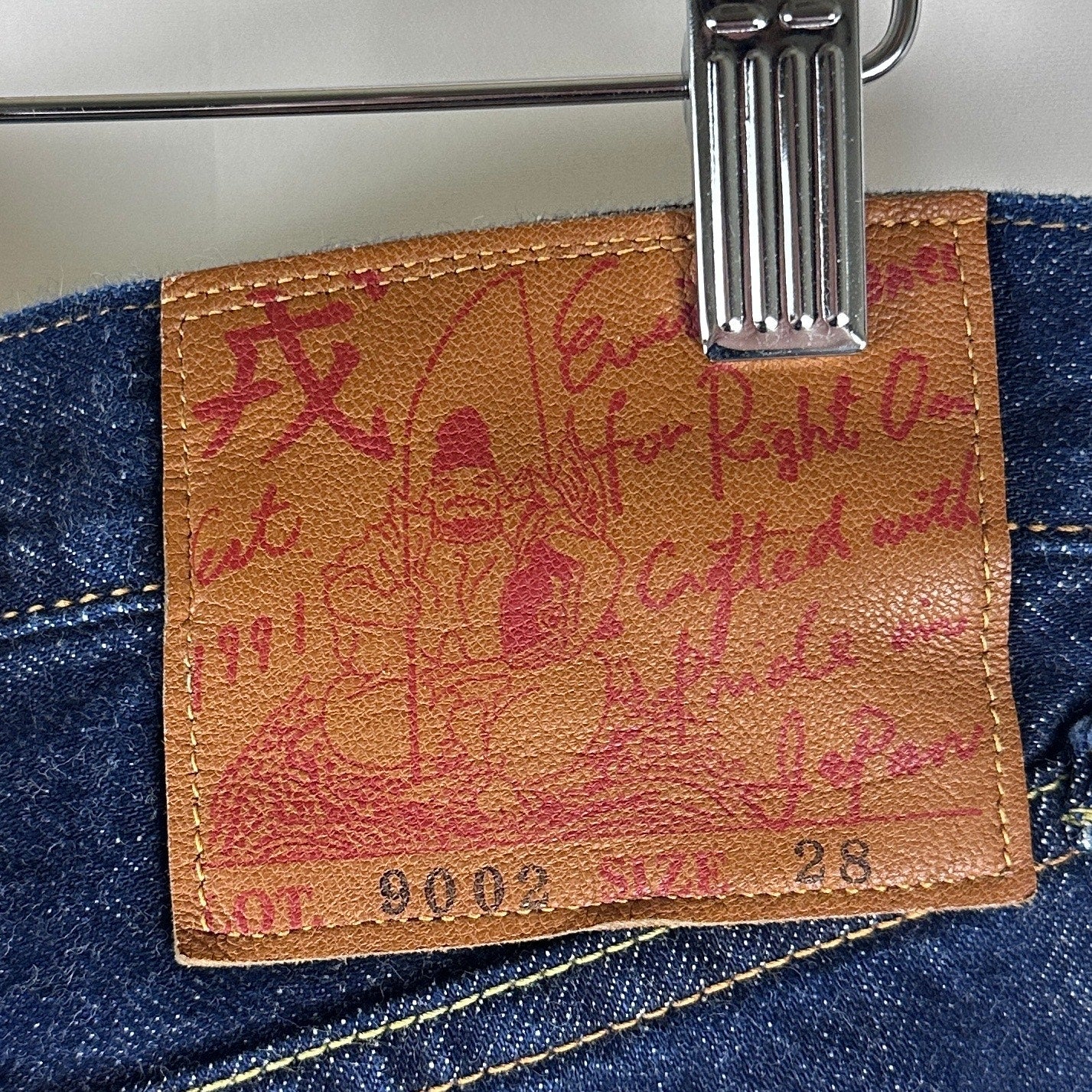 Evisu Warehouse Lot 9002 Indigo Selvedge Denim