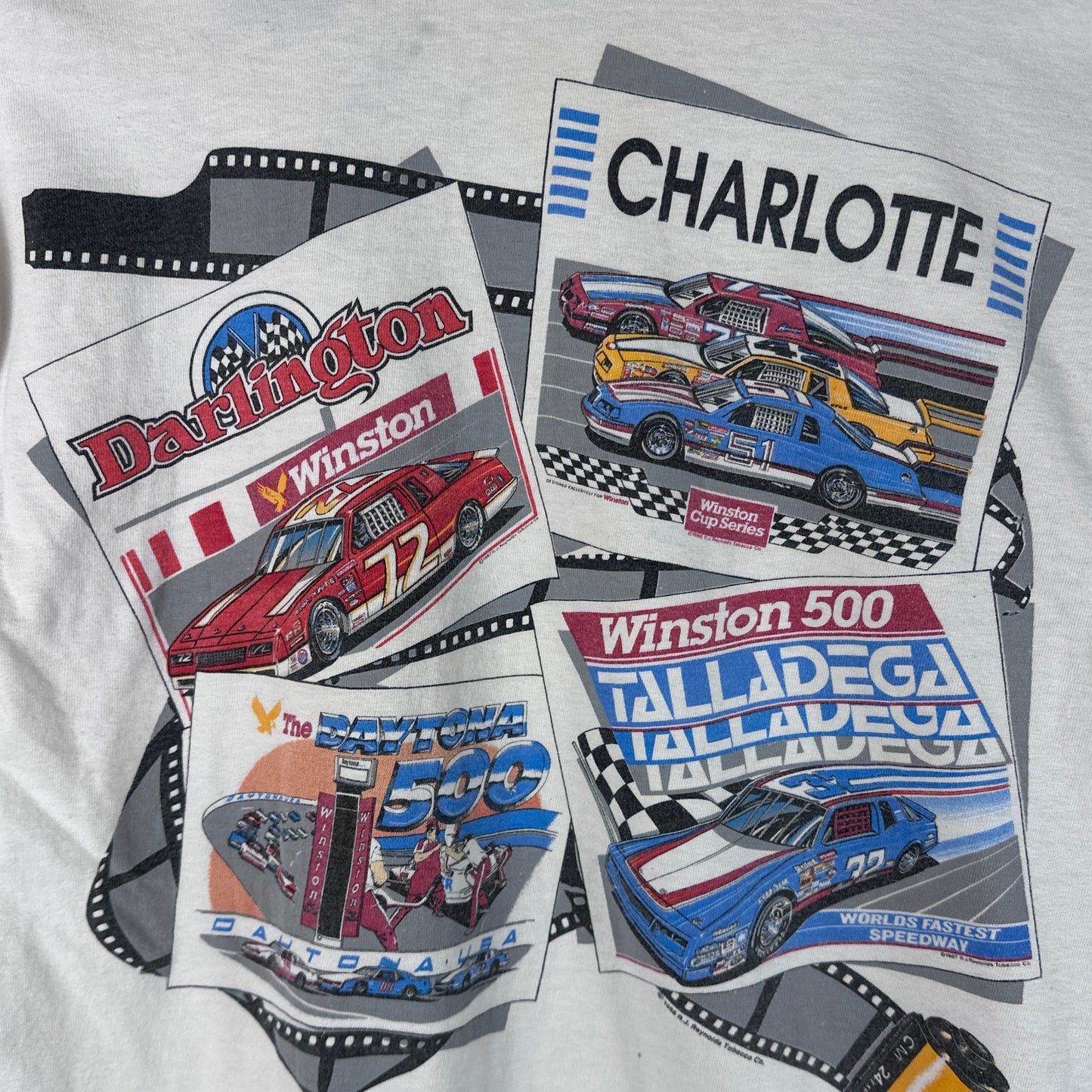 Vintage 80s Winston Million NASCAR Graphic Tee