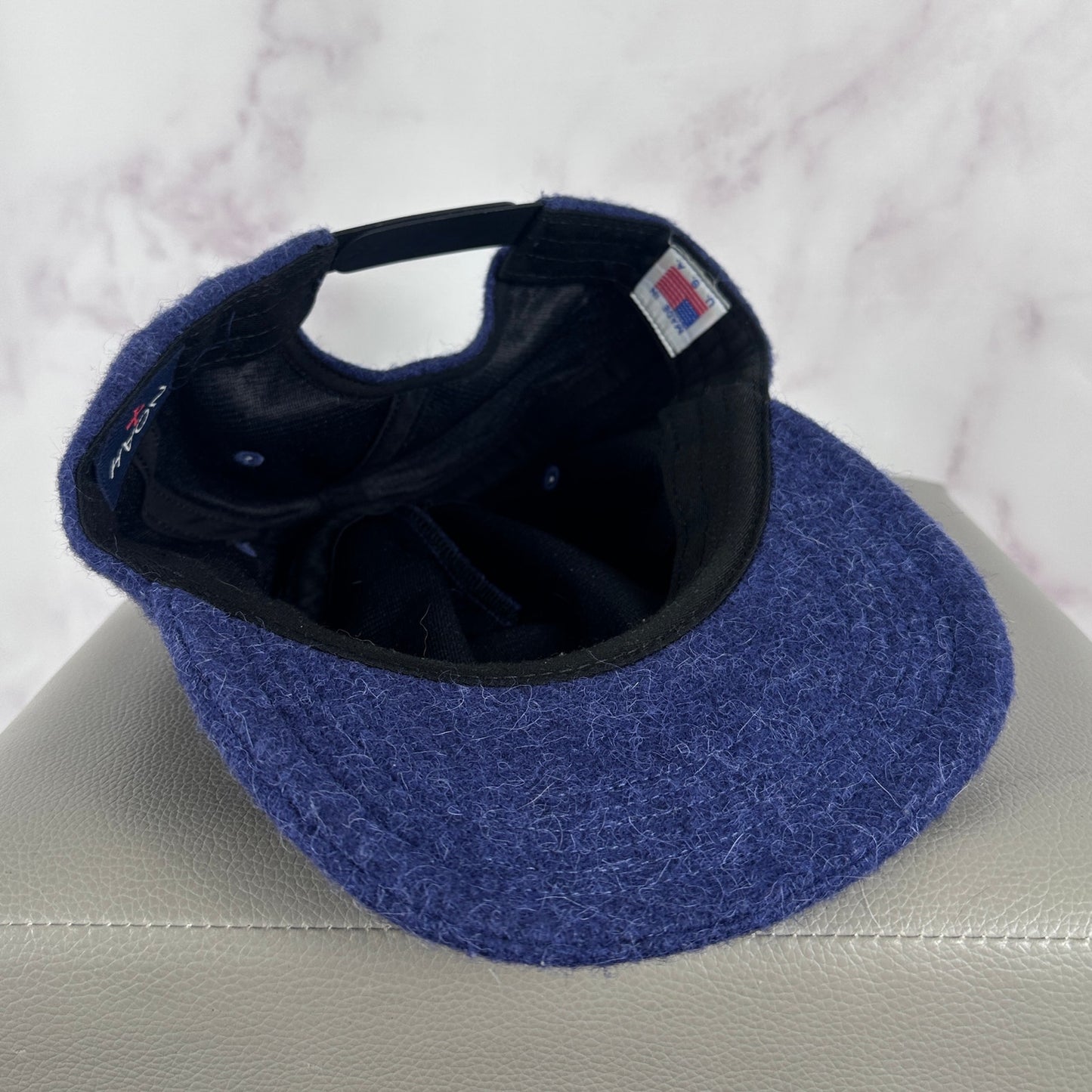 Noah F/W16 Blue Mohair Logo SnapBack