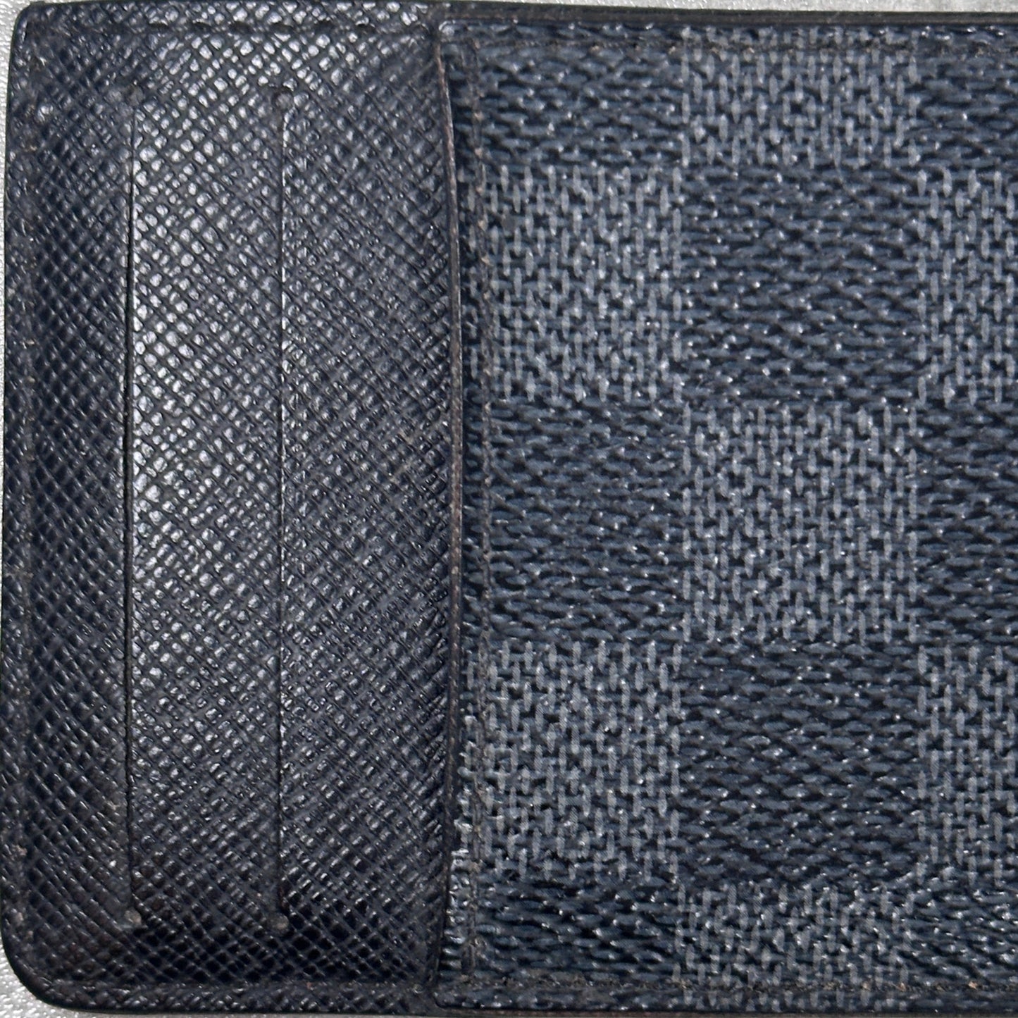 Louis Vuitton Black Damier Print Cardholder Wallet