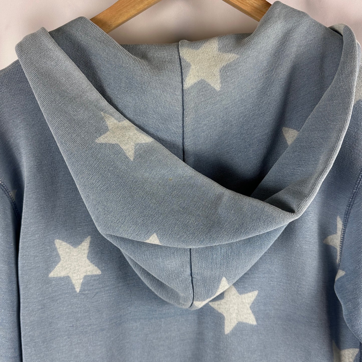 Visvim Artisan Star Blue Zip-Up Hoodie