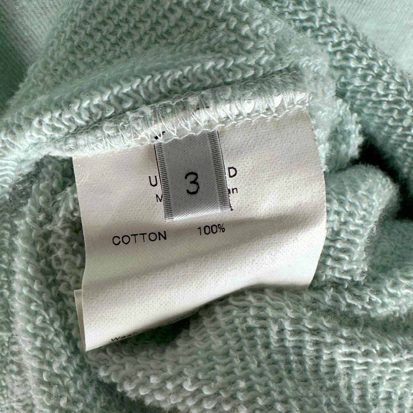 Unused Light Blue Layered Crewneck Hoodie