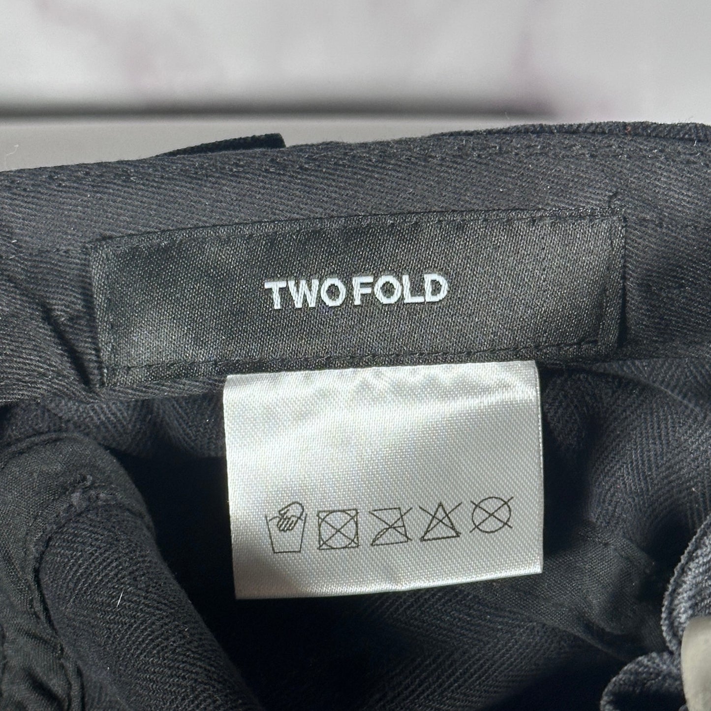 Two Fold HBT Sun-Faded Black Cadet Hat