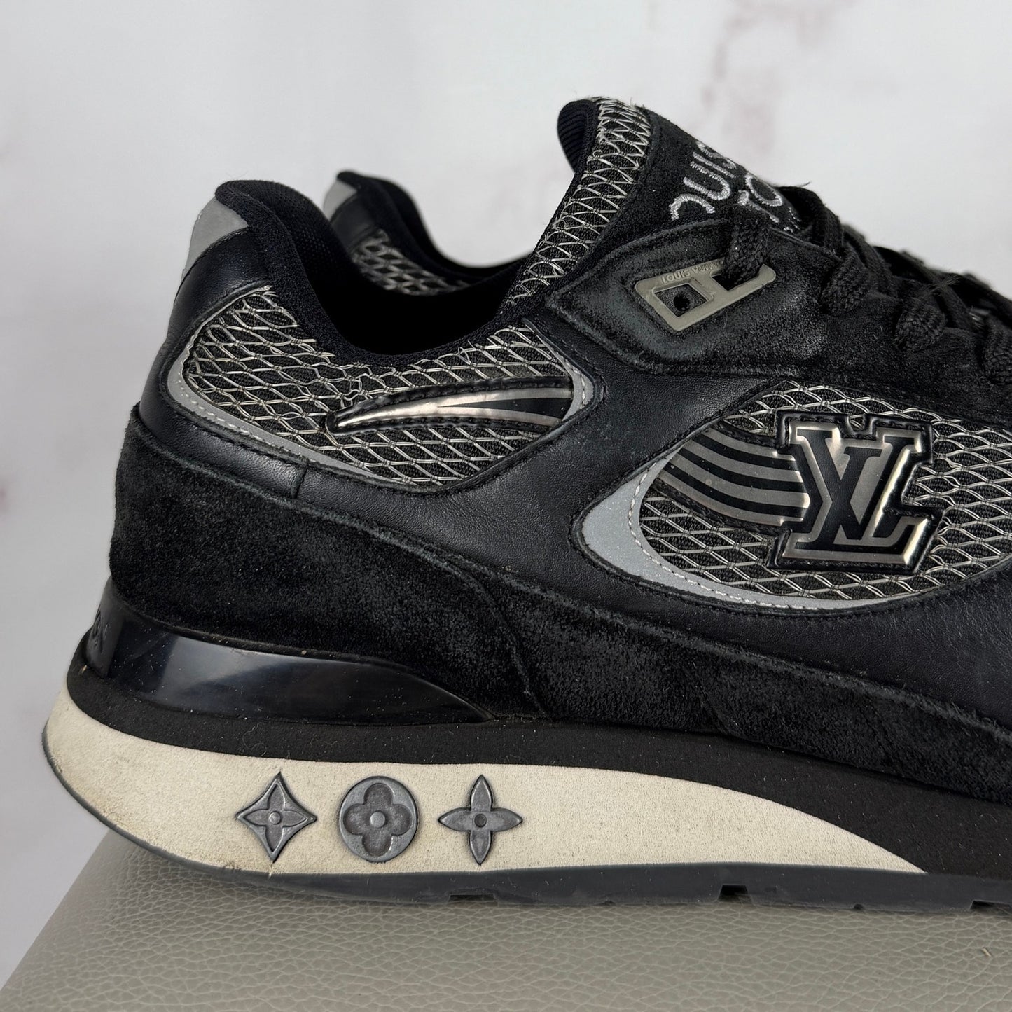 Louis Vuitton Black Run Away Sneaker