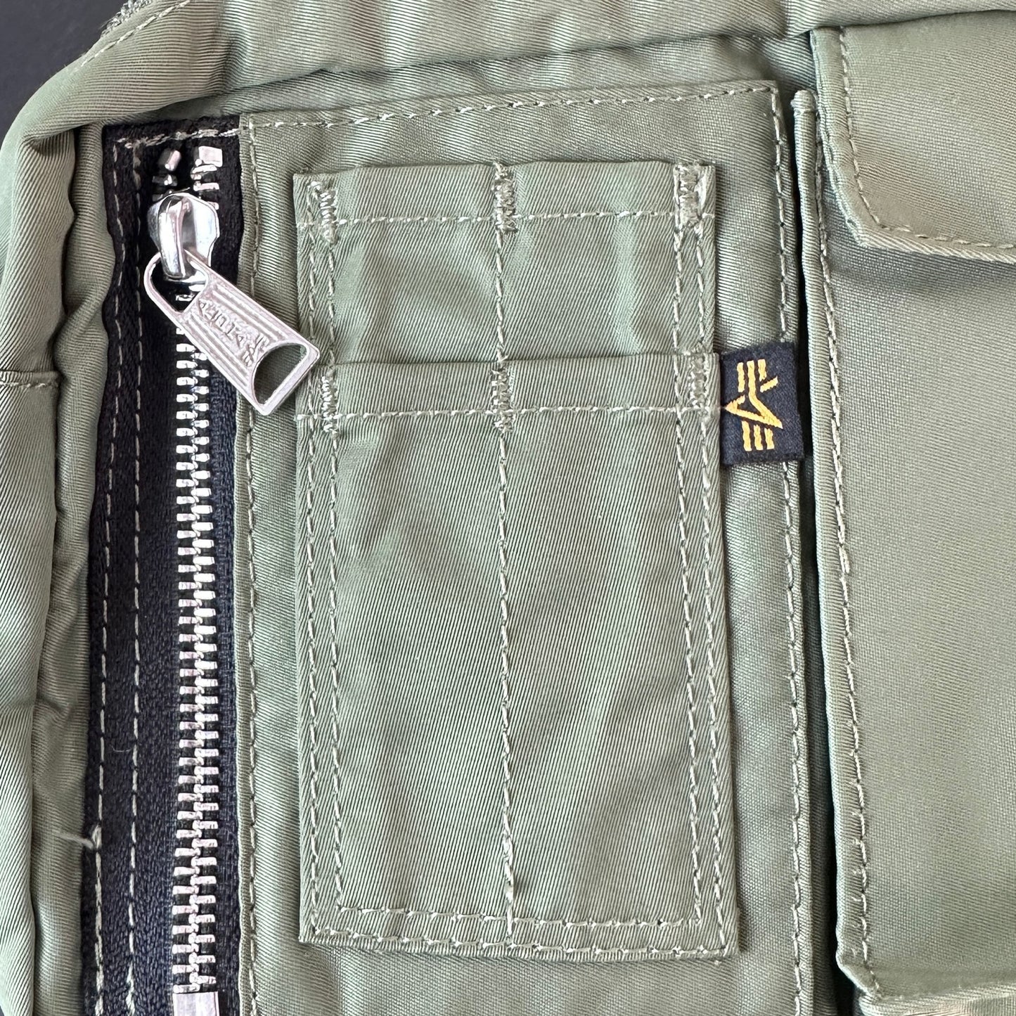 Alpha Industries Japan Green Crossbody MA-1 Bag