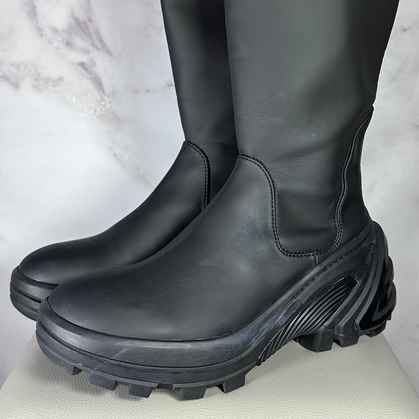 1017 Alyx 9SM Black Fixed Sole High Boots