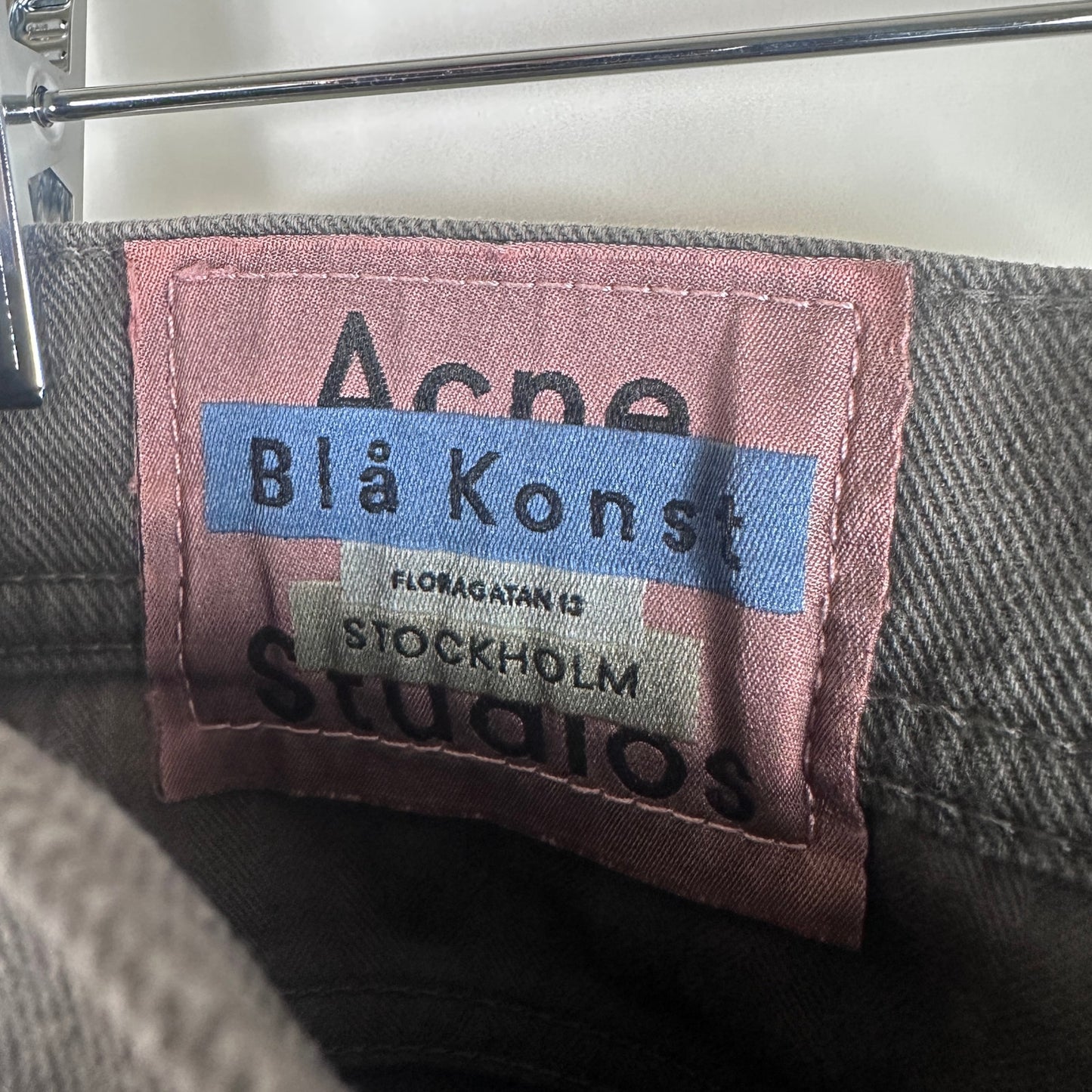 Acne Studios Bla Konst F/W18 Slim Grey Denim