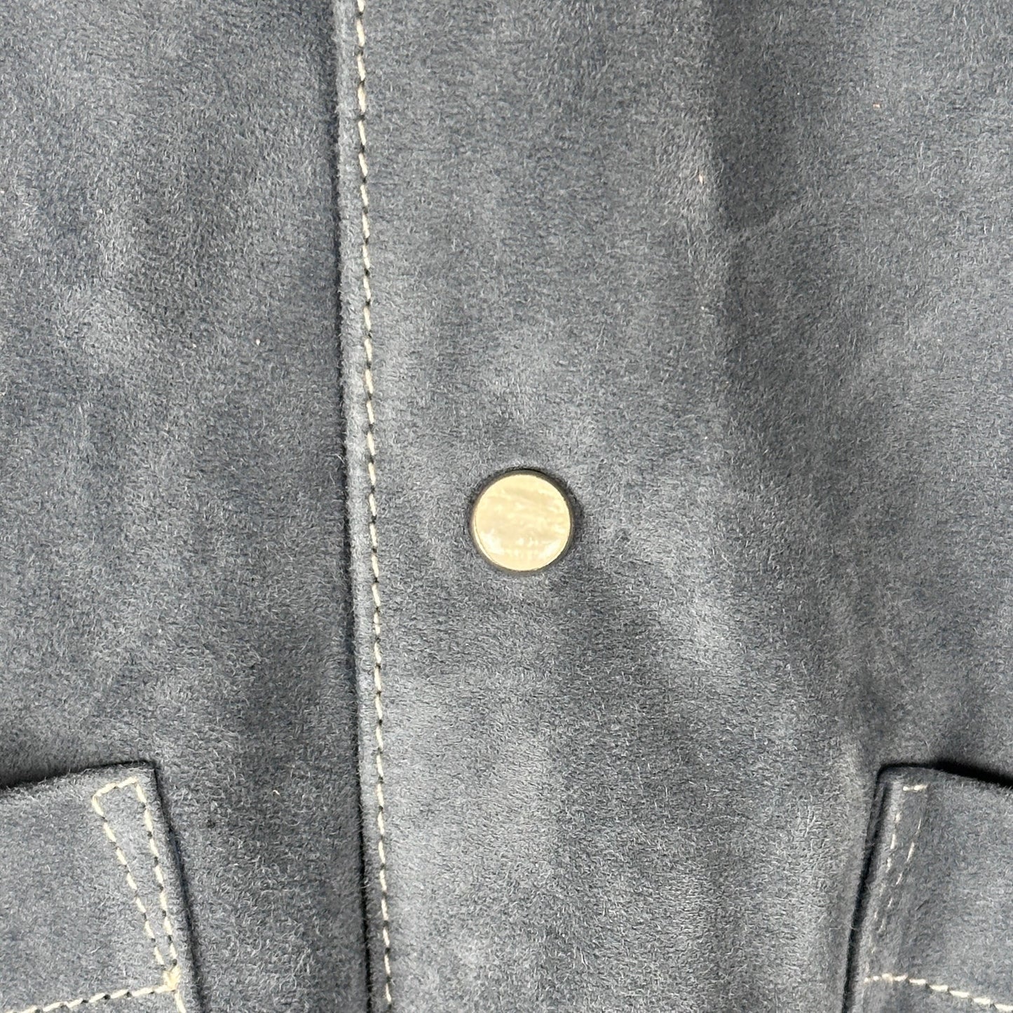 Aime Leon Dore F/W22 Blue Grey Suede Shirt