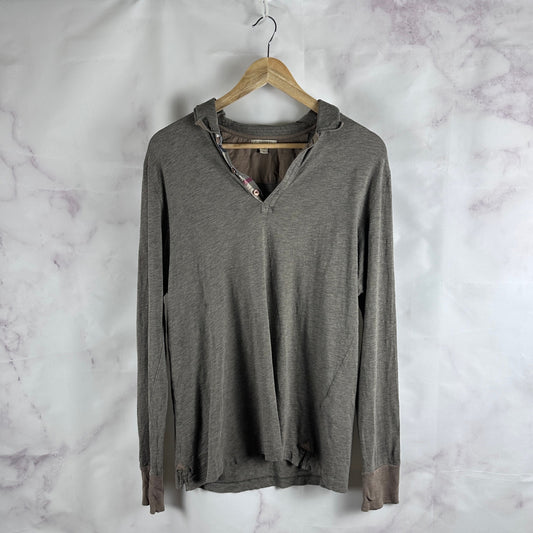 Burberry Brit Grey Longsleeve Polo Shirt