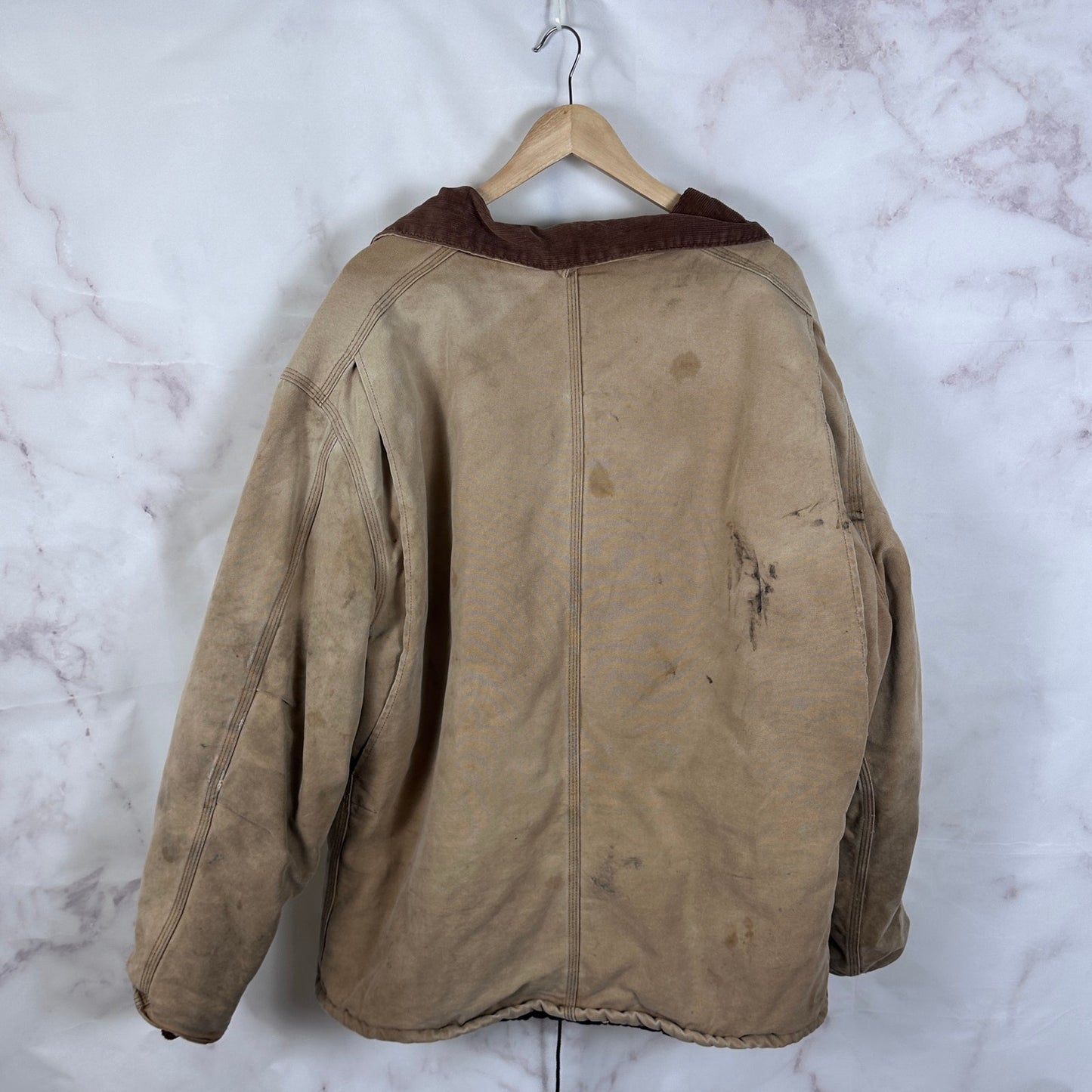 Vintage Carhartt Tan Duck Chore Coat