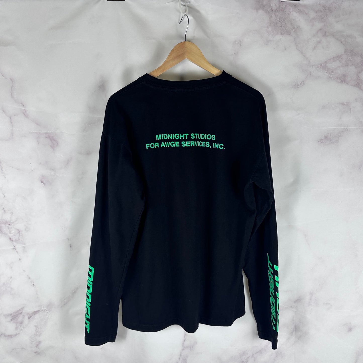 Midnight Studios x AWGE Midnight Rave Black/Green Longsleeve