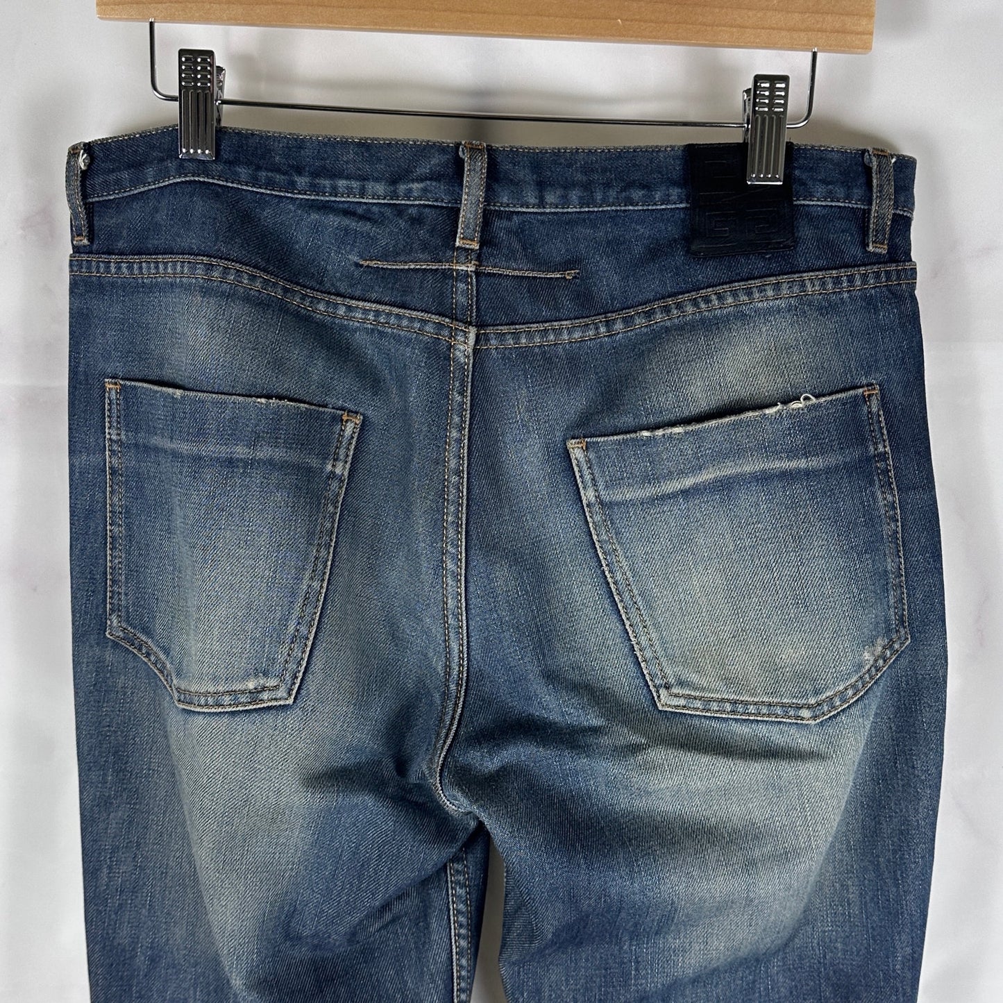 Givenchy Paris Distressed Denim