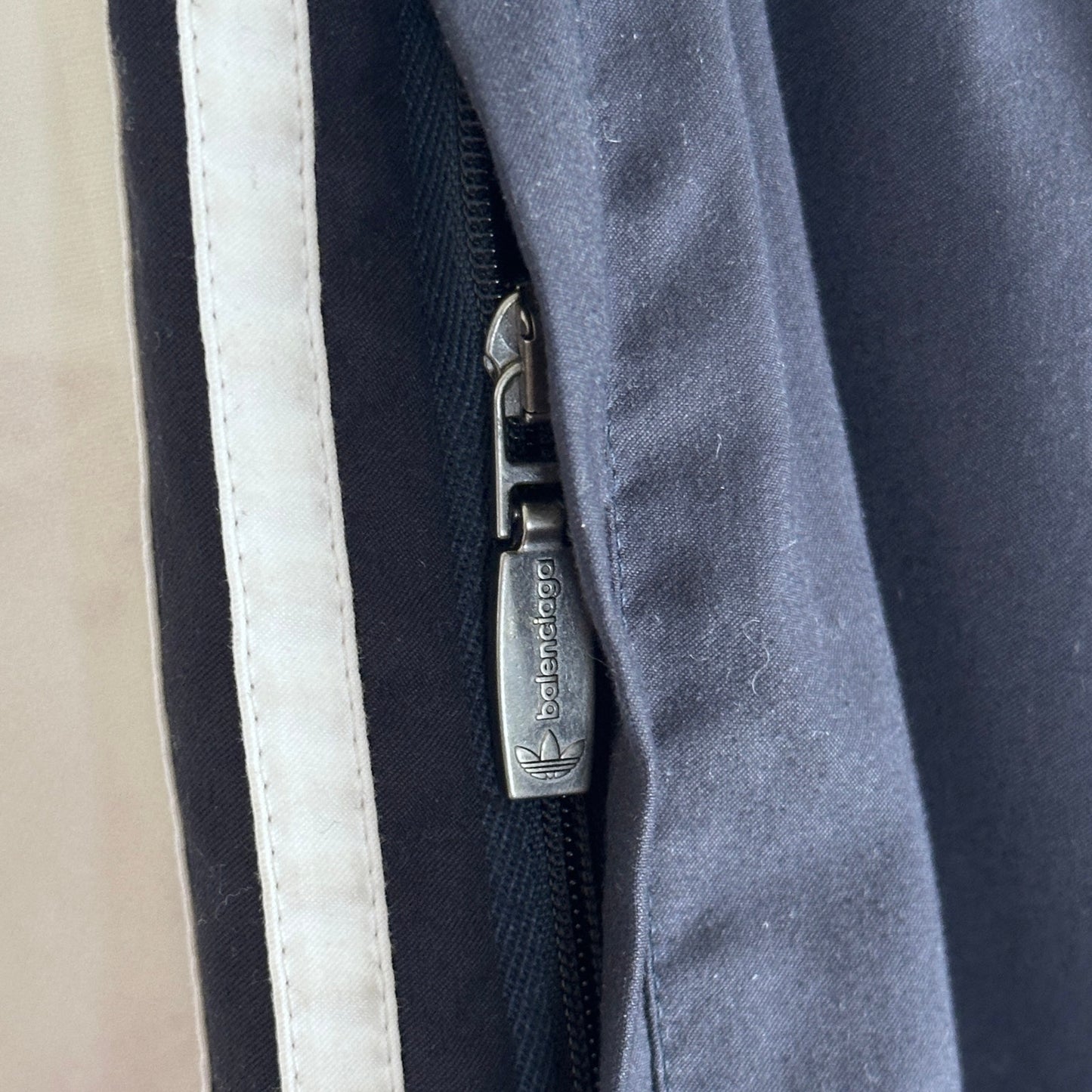 Balenciaga x Adidas Black Stripe Long Trunk Shorts