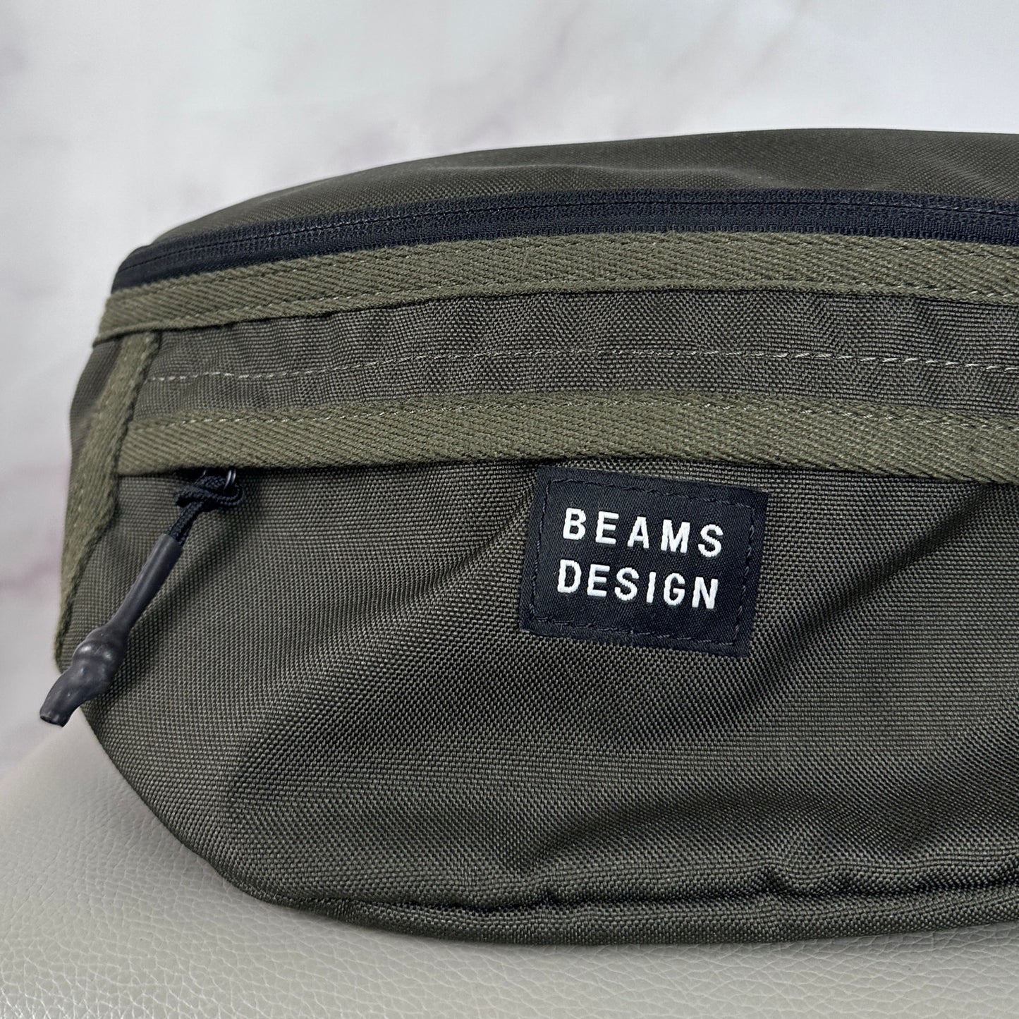 Beams Design Green Crossbody Fanny Pack