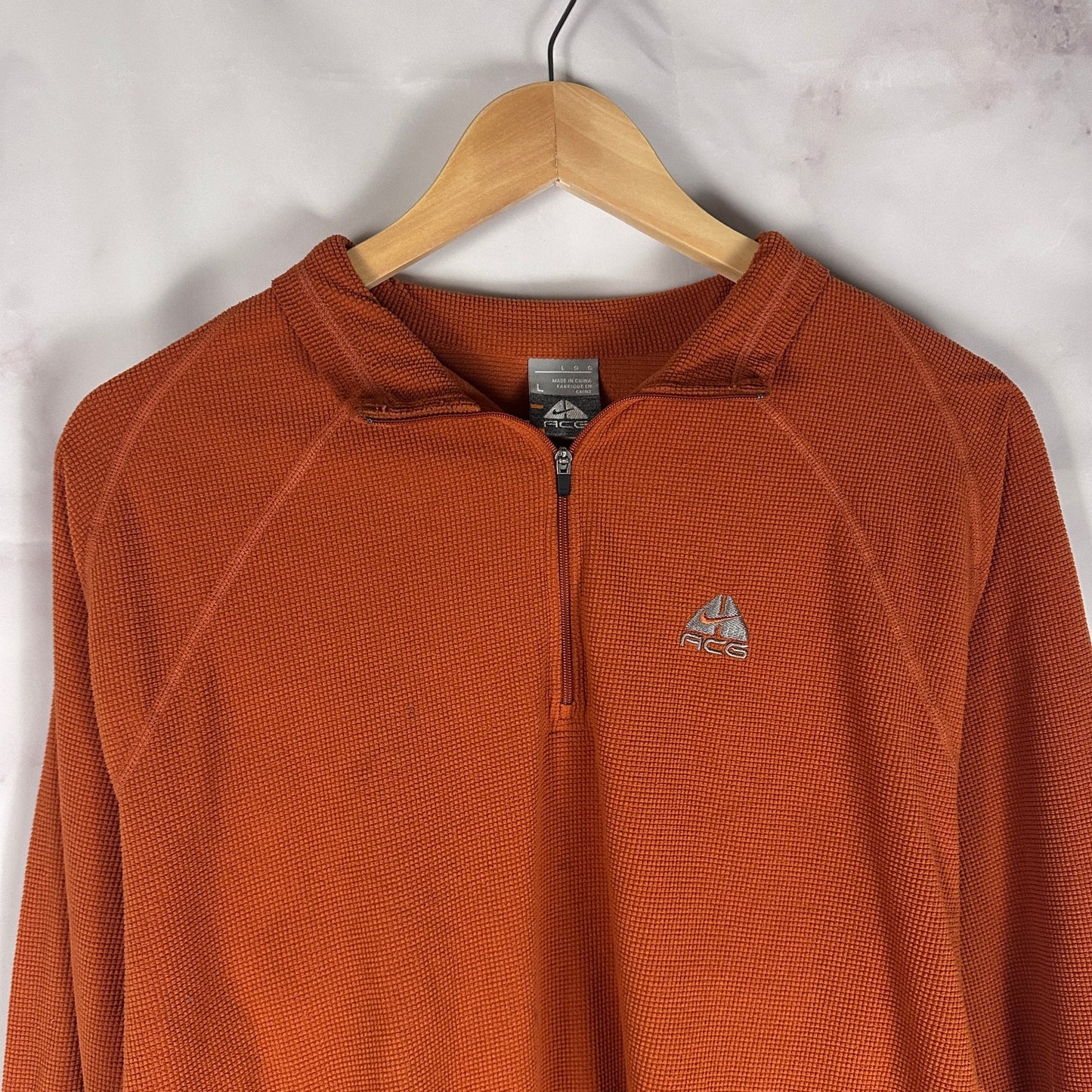 Nike ACG Orange Thermal Quarter-Zip
