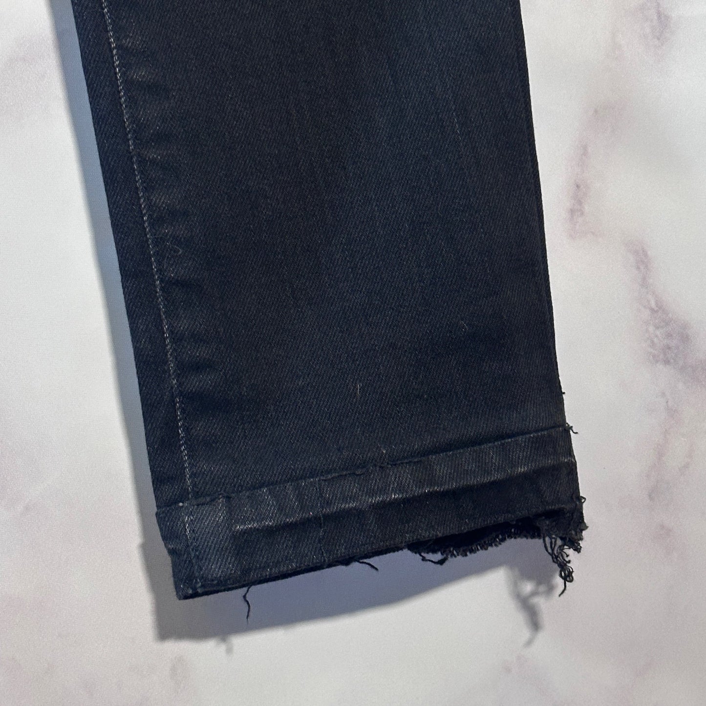 Saint Laurent Paris Hedi D02 M/SK LW Black Denim Jeans