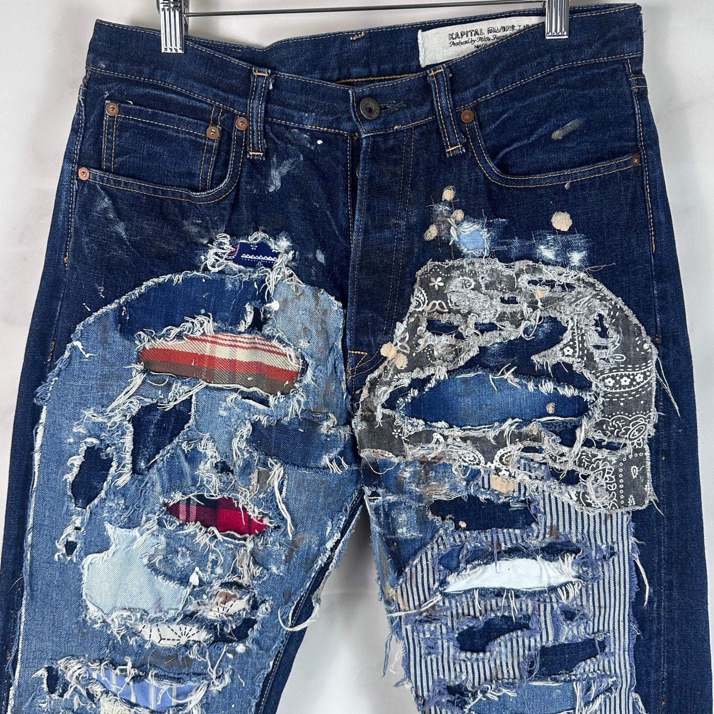 Kapital Selvedge Boro Patchwork Denim