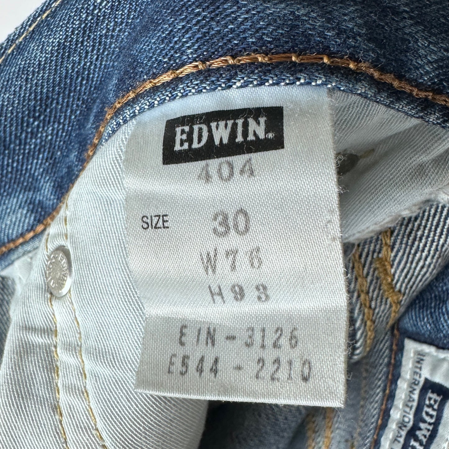 Edwin Distressed Straight 404 Denim