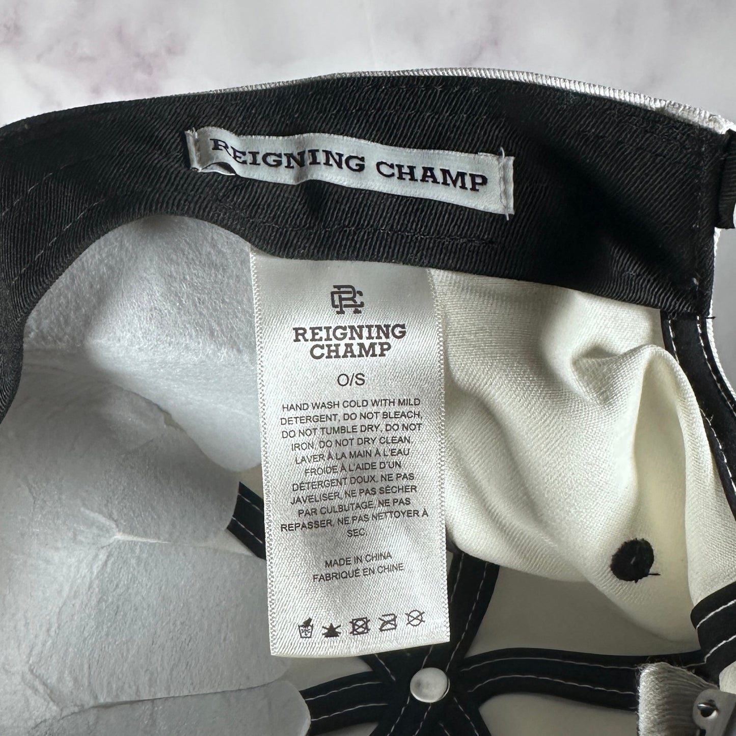Reigning Champ Colour Block Strapback Hat