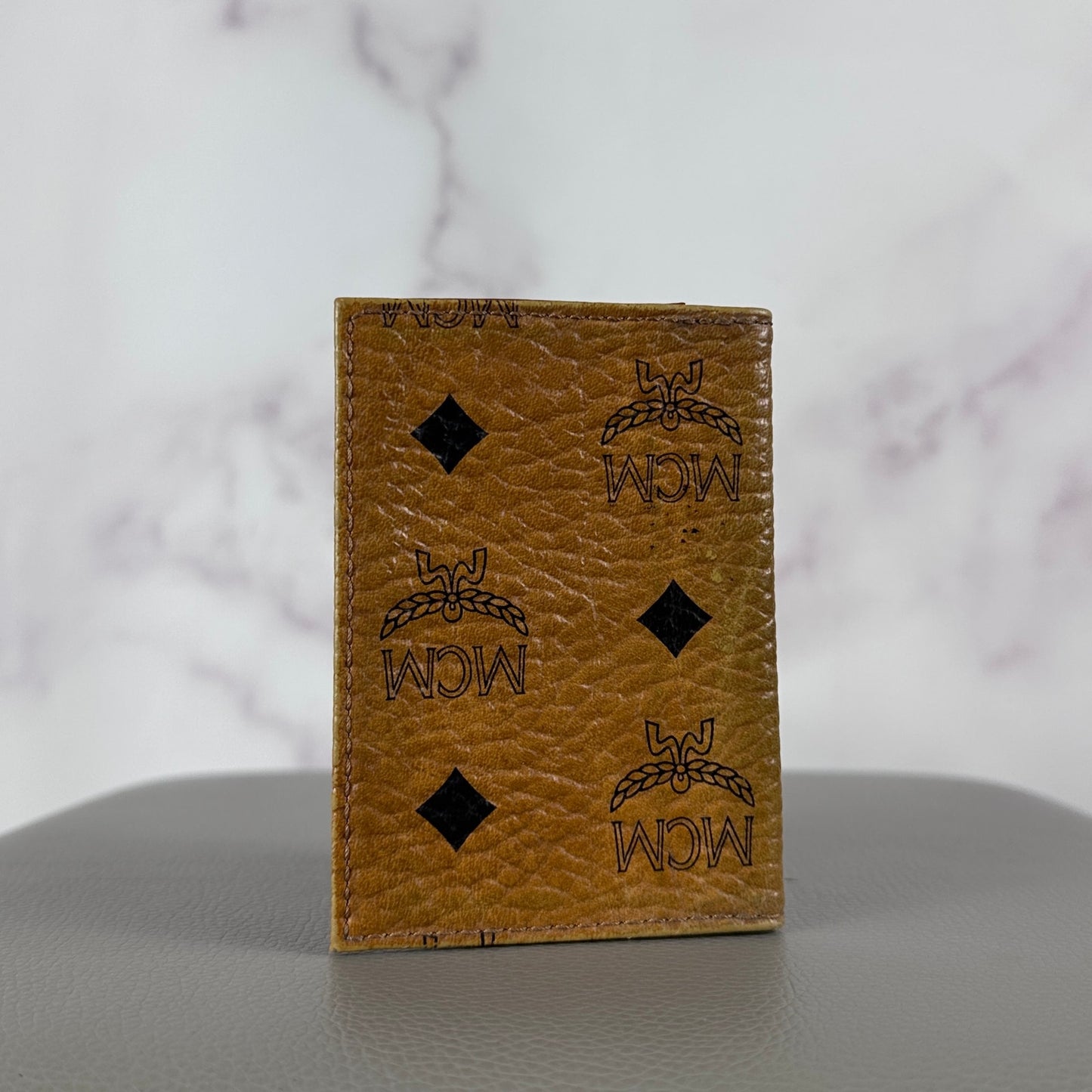 MCM Monogram Leather Cardholder